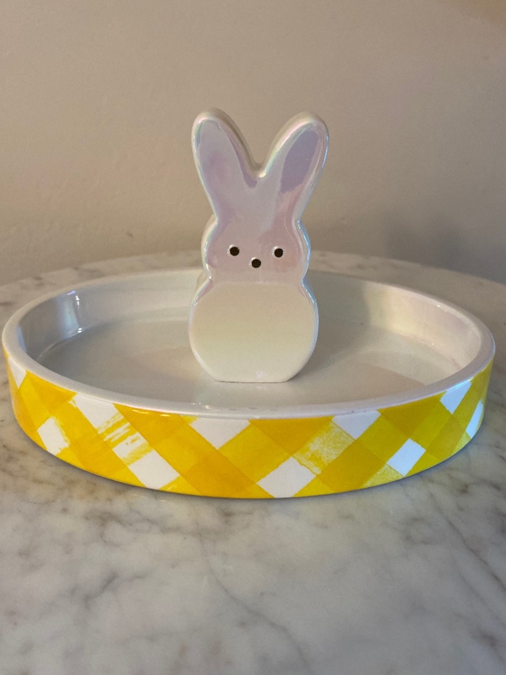 **NWT**  Bath and Body Works Iridescent Peeps Marshmallow bunny tray